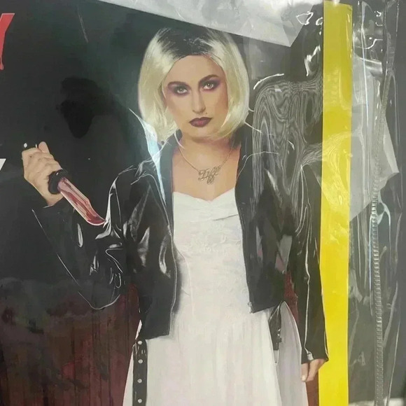 Bride of chucky Tiffany Halloween costume plus size 1x - Picture 2 of 6